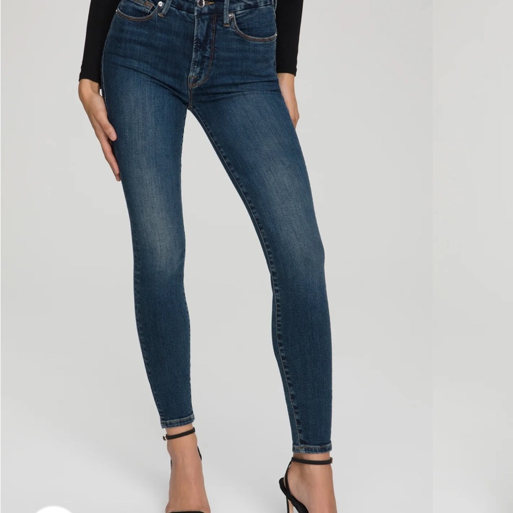 Good american good legs ultimate skinny sculpting stretch denim blue Jeans
